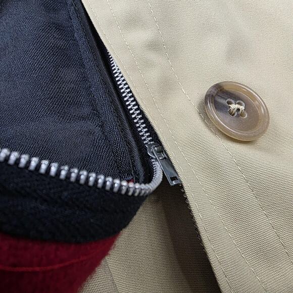 Vintage London Fog Coat Mens 40 Regular Double Breasted Wool Lined 70s Baltimore - Picture 15 of 16